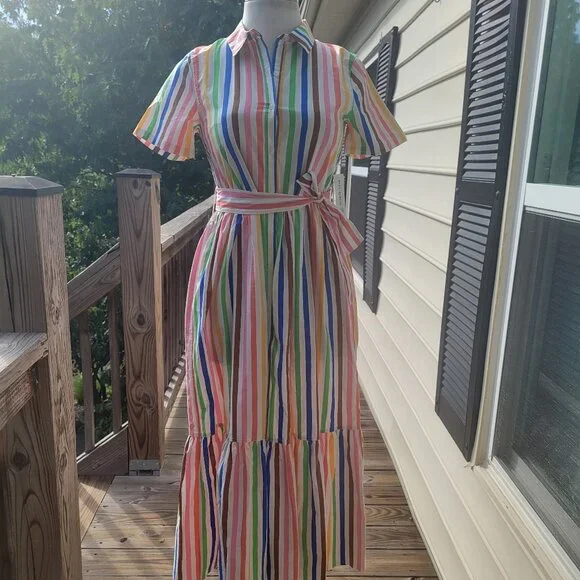 Target - Pride Woven Dress - Rainbow Stripe - Picture 3 of 6